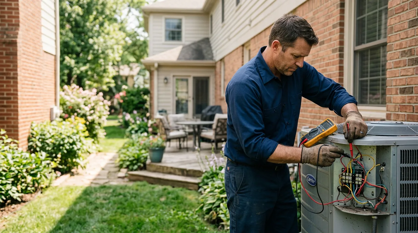 HVAC technician working near American Canyon, CA